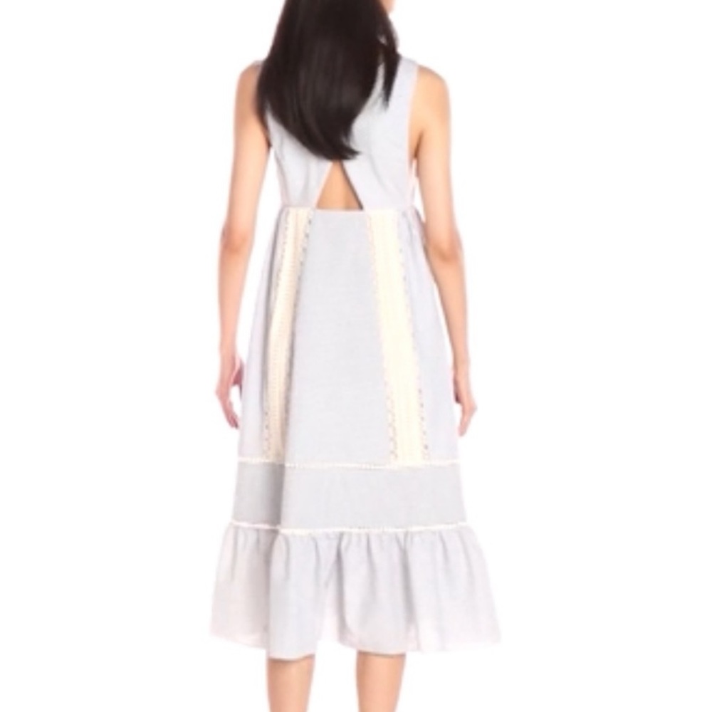 Thakoon Cotton Crochet Inset Dress - Picture 5 of 8